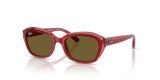 Top Red & Orange & Light Purple / Dark Brown (715473)