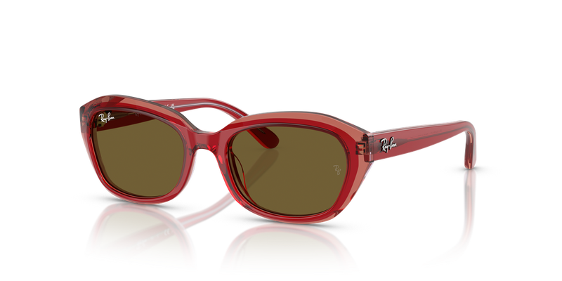 Ray-Ban Junior 0RJ9081S in Top Red & Orange & Light Purple - Alternate View