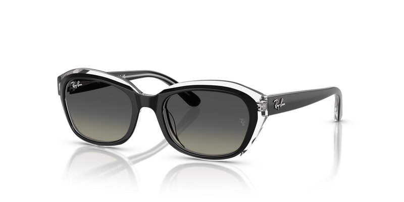 Ray-Ban Junior 0RJ9081S in Black On Transparent - Alternate View