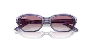 Striped Violet On Transparent Violet / Grey Gradient Violet (71748G)