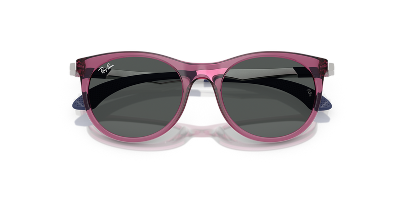 Ray-Ban Junior 0RJ9082S in Transparent Violet - Alternate View