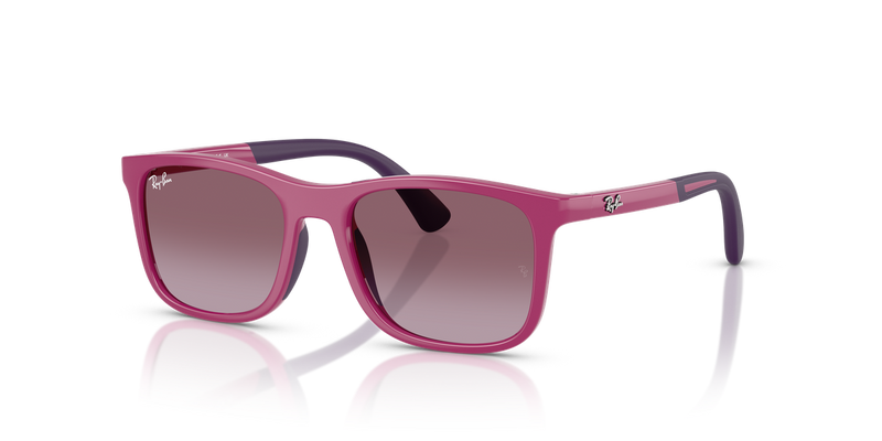Ray-Ban Junior 0RJ9084SF in Fucsia On Rubber Vuolet - Alternate View