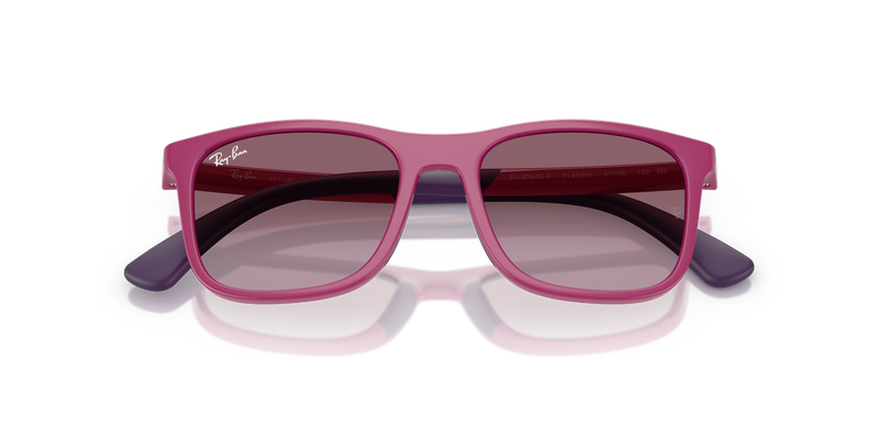 Ray-Ban Junior 0RJ9084SF in Fucsia On Rubber Vuolet - Alternate View