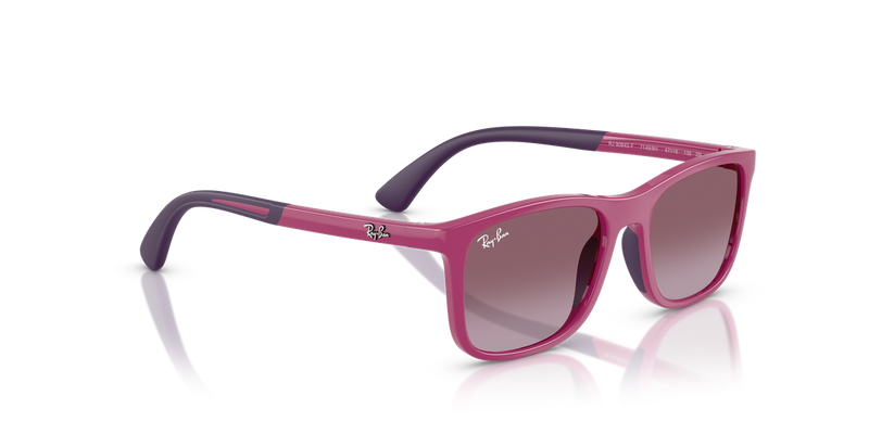 Ray-Ban Junior 0RJ9084SF in Fucsia On Rubber Vuolet - Alternate View