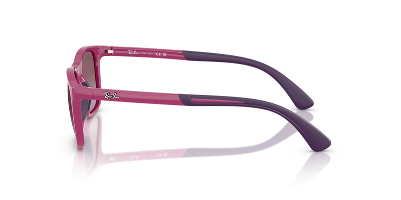 Ray-Ban Junior 0RJ9084S in Fucsia On Rubber Vuolet - Alternate View