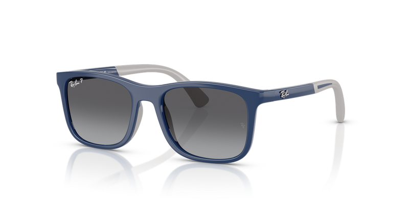 Ray-Ban Junior 0RJ9084S in Blue On Rubber Grey - Alternate View