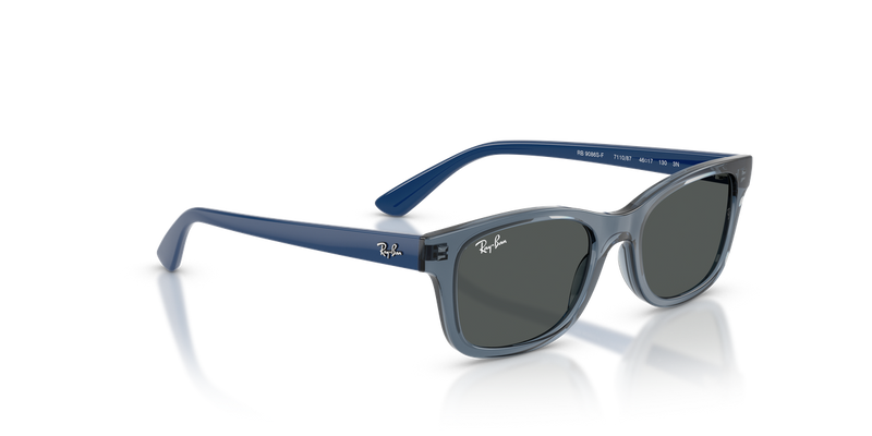 Ray-Ban Junior RJ9086SF in Transparent Blue - Alternate View