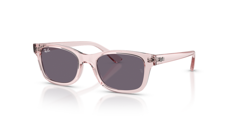 Ray-Ban Junior RJ9086SF in Transparent Pink - Alternate View