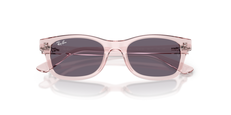 Ray-Ban Junior RJ9086SF in Transparent Pink - Alternate View