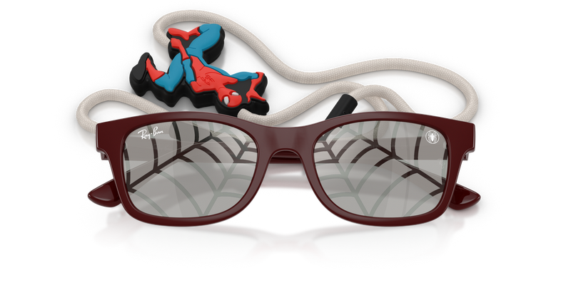 Ray-Ban Junior RJ9086SF in Dark Red - Alternate View