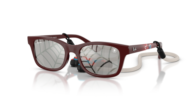 Ray-Ban Junior RJ9086S in Dark Red - Alternate View