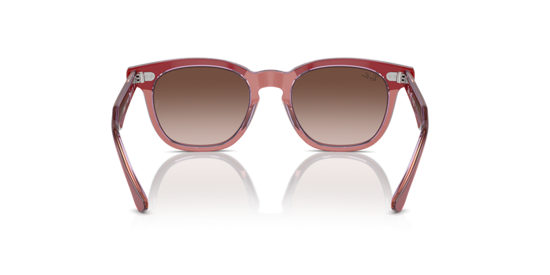 Ray-Ban Junior 0RJ9098SF in Top Red & Orange & Light Purple - Temple Detail