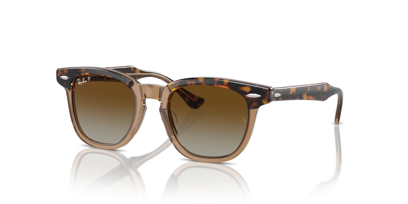 Ray-Ban Junior 0RJ9098S in Havana On Transparent - Front View