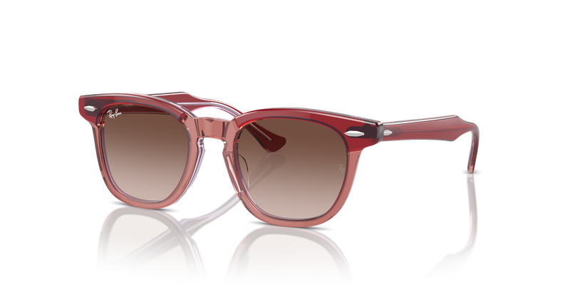 Ray-Ban Junior 0RJ9098S in Top Red & Orange & Light Purple - Alternate View