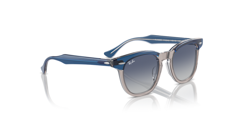 Ray-Ban Junior 0RJ9098S in Top Dark Blue & Brown & Light Grey - Alternate View