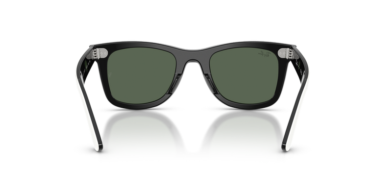 Ray-Ban Junior 0RJ9140SF in White & Black - Temple Detail
