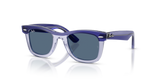 Blue Transparent / Dark Blue (721280)