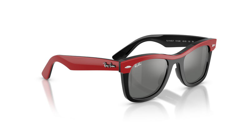 Ray-Ban Junior 0RJ9140SF in Red & Black - Alternate View