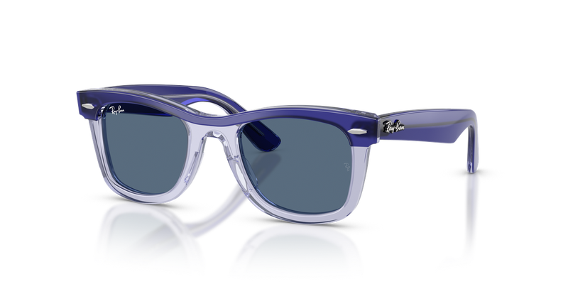 Ray-Ban Junior 0RJ9140S in Blue Transparent - Alternate View
