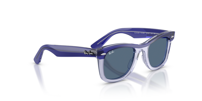 Ray-Ban Junior 0RJ9140S in Blue Transparent - Alternate View