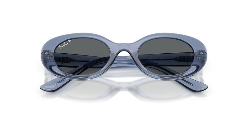 Ray-Ban Junior 0RJ9141SF in Transparent Blue - Alternate View