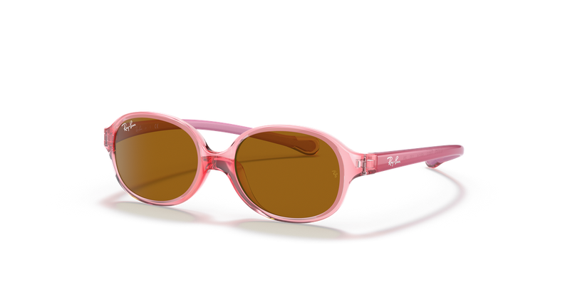 Ray-Ban Junior 0RJ9187S in Transparent Light Red - Front View
