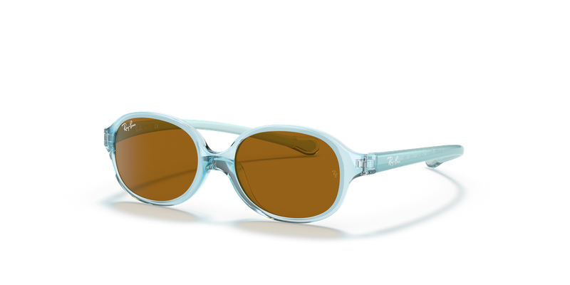 Ray-Ban Junior 0RJ9187S in Transparent Light Blue - Alternate View