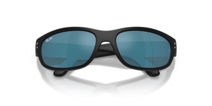 Matte Black / Dark Blue Mirror Blue (100S55)