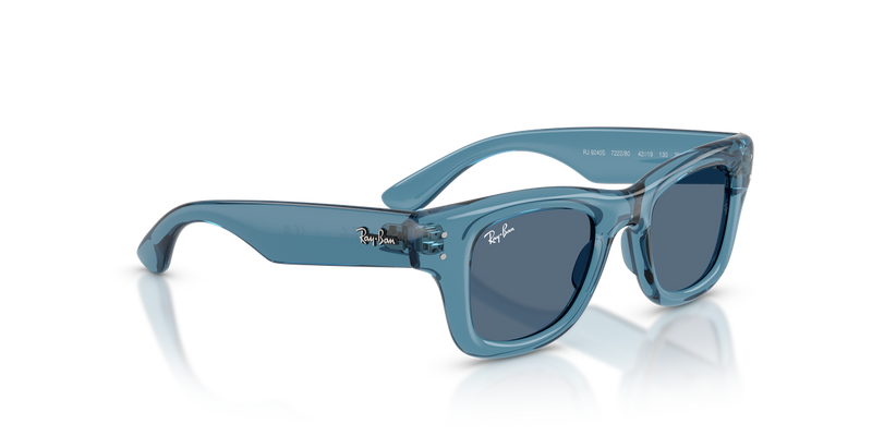 Ray-Ban Junior RJ9240S in Transaprent Blue - Alternate View