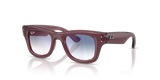 Transaprent Violet / Clear Gradient Blue Mirror Red (7229U0)