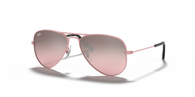 Ray-Ban Junior JUNIOR AVIATOR in Pink (211/7E) - Alternate View