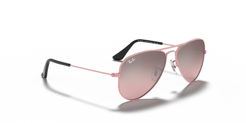 Ray-Ban Junior JUNIOR AVIATOR in Pink (211/7E) - Alternate View