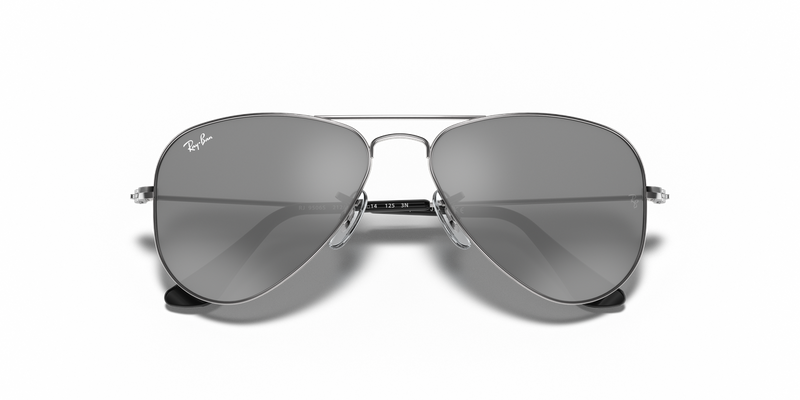 Ray-Ban Junior JUNIOR AVIATOR in Silver - Alternate View