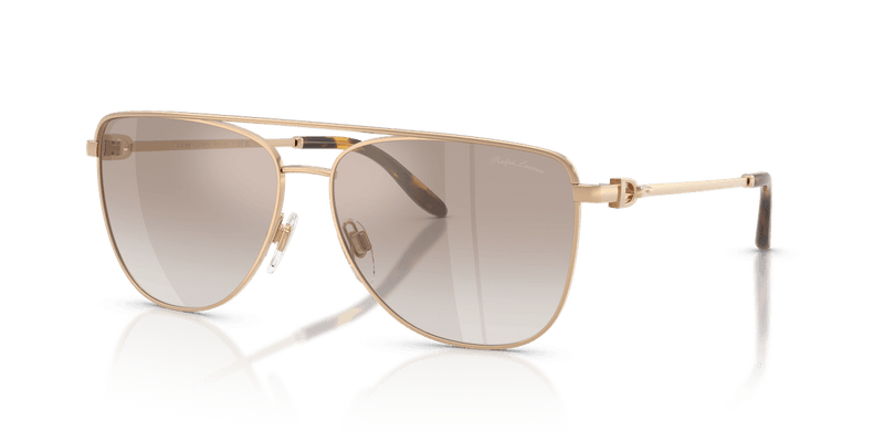 Ralph Lauren RL7096 in Semishiny Antique Gold / Gradient Brown Mirror Gold (94876E) - Alternate View