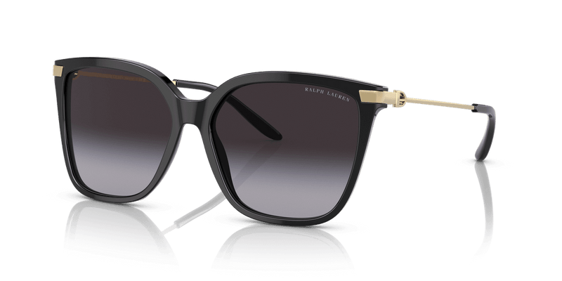 Ralph Lauren THE JACQUIE RL8209 in Shiny Black / Gradient Grey (50018G) - Alternate View