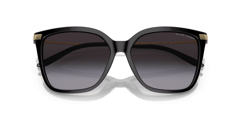 Ralph Lauren THE JACQUIE in Shiny Black / Gradient Grey (50018G) - Alternate View