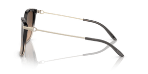 Shiny Grad Black/Transp Beige / Brown Gradient (602274)