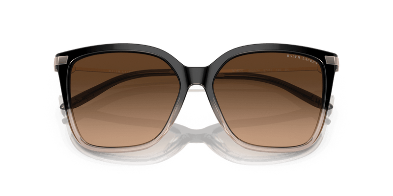 Ralph Lauren THE JACQUIE in Shiny Grad Black/Transp Beige / Brown Gradient (602274) - Alternate View