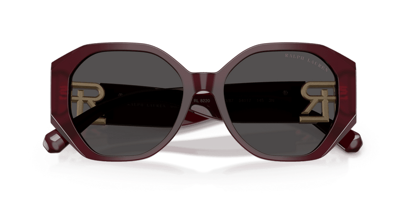 Ralph Lauren THE JULIETTE in Solid Bordeaux / Dark Grey (508387) - Alternate View