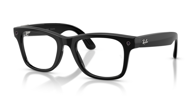 Ray-Ban Meta Wayfarer Optics (Gen 3) in Shiny Black (2000) - Front View