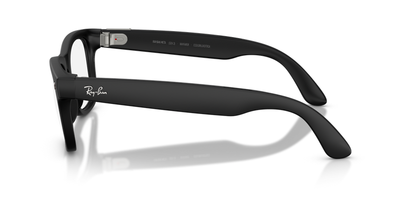 Ray-Ban Meta Wayfarer Optics (Gen 3) in Matte Black (2077) - Alternate View