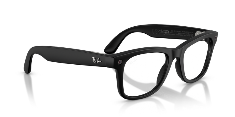 Ray-Ban Meta Wayfarer Optics (Gen 3) in Matte Black (2077) - Alternate View