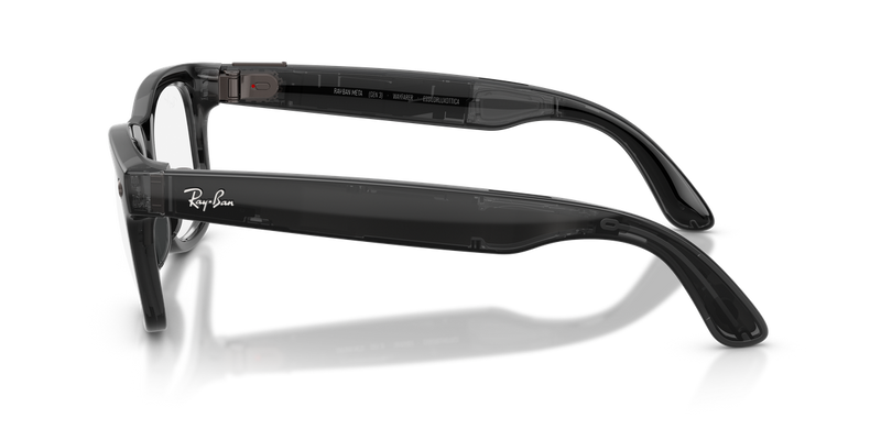 Ray-Ban Meta Wayfarer Optics (Gen 3) in Transparent Black (8526) - Alternate View