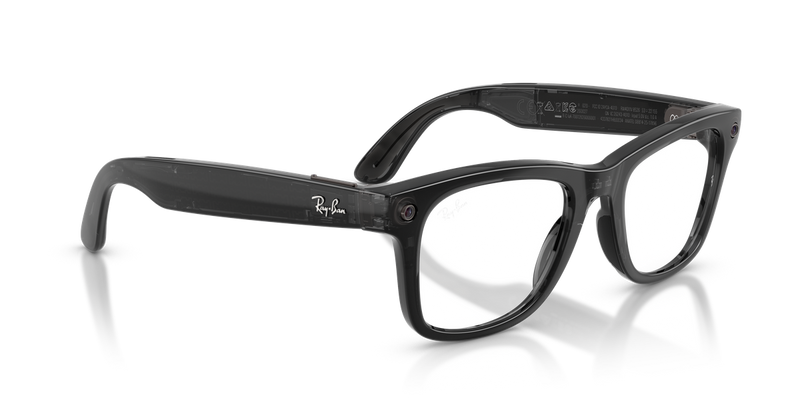 Ray-Ban Meta Wayfarer Optics (Gen 3) in Transparent Black (8526) - Alternate View