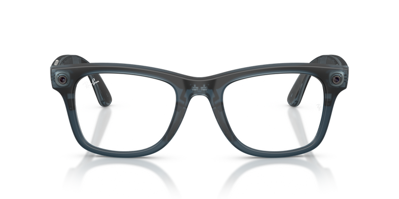Ray-Ban Meta Wayfarer Optics (Gen 3) in Transparent Ocean Blue (8555) - Alternate View