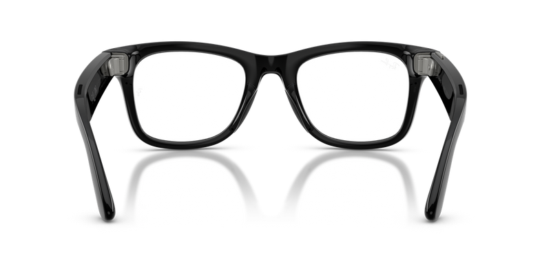 Ray-Ban Meta Wayfarer (Gen 3) in Shiny Black - Back View