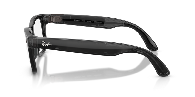 Ray-Ban Meta Wayfarer (Gen 3) in Transparent Black - Alternate View