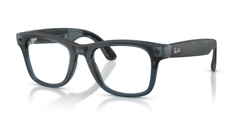 Ray-Ban Meta Wayfarer (Gen 3) in Transparent Ocean Blue - Alternate View