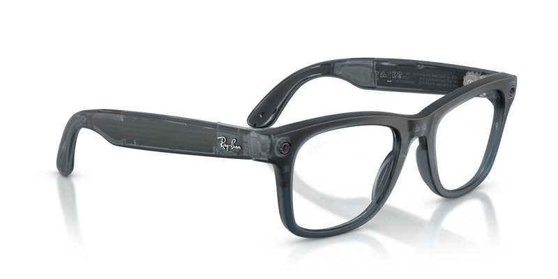 Ray-Ban Meta Wayfarer (Gen 3) in Transparent Ocean Blue - Alternate View