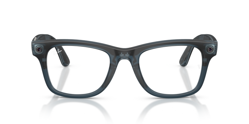 Ray-Ban Meta Wayfarer (Gen 3) in Transparent Ocean Blue - Alternate View